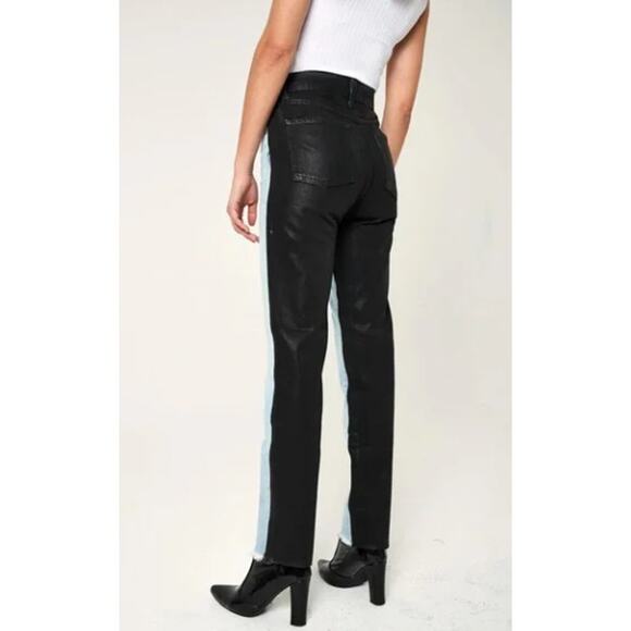 Revice Ex-Boyfriend Jeans Size 27 Harlow Wash Two Tone Raw Hem Button Fly - Picture 3 of 13